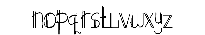 MINERALE Font LOWERCASE