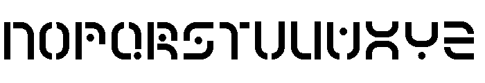 MIZU-Regular Font LOWERCASE