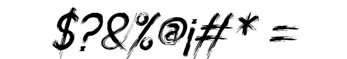 MiZTiX Italic Font OTHER CHARS