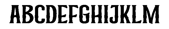 Mibunditrial Regular Font UPPERCASE
