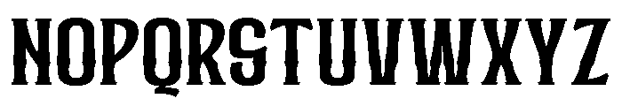 Mibunditrial Regular Font UPPERCASE