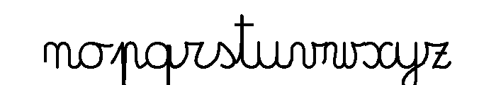 Michelangelo_School_Handwri Font LOWERCASE