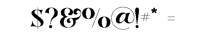 Michelle-Regular Font OTHER CHARS