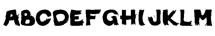 MichiNoInku Font UPPERCASE