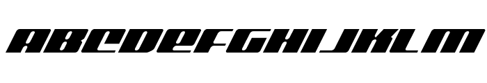 Michigan Super-Italic Font LOWERCASE