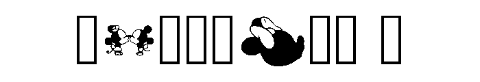 Mickey Love Regular Font OTHER CHARS