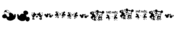 Mickey Love Regular Font UPPERCASE