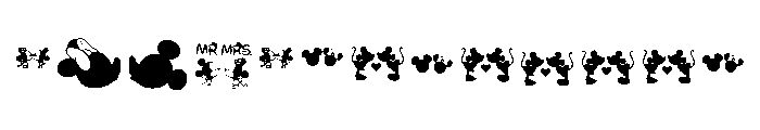Mickey Love Regular Font LOWERCASE