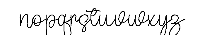 Mickey Smile Font LOWERCASE