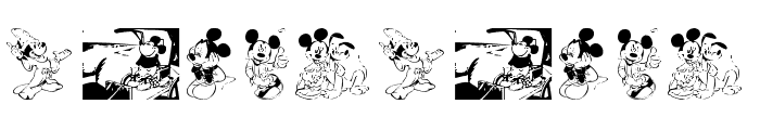 Mickey Vintage Font OTHER CHARS