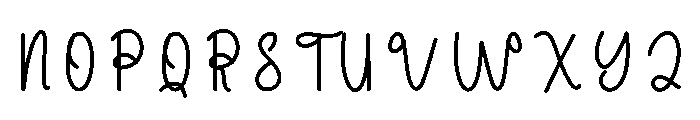 Mickey1 Font UPPERCASE