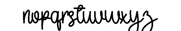 Mickey1 Font LOWERCASE
