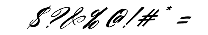 Mickylet Italic Font OTHER CHARS