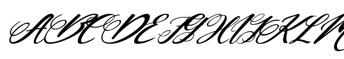 Mickylet Italic Font UPPERCASE