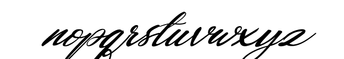 Mickylet Italic Font LOWERCASE