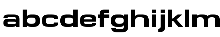 MicroExtendFLF-Bold Font LOWERCASE