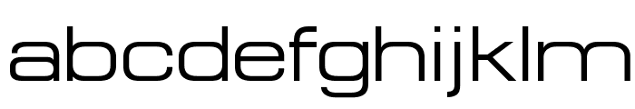 MicroExtendFLF Font LOWERCASE