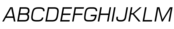 MicroFLF-Italic Font UPPERCASE