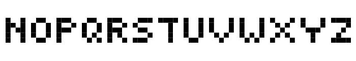 MicroTym Font UPPERCASE