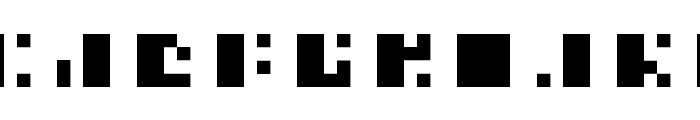 Microfuture Regular Font LOWERCASE