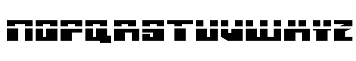 Micronian Expanded Laser Font UPPERCASE