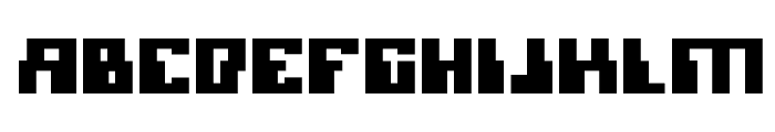 Micronian Font UPPERCASE
