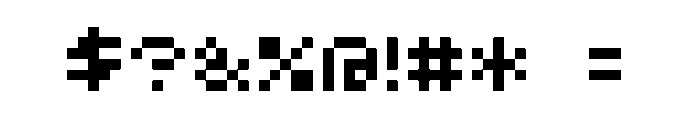 Microserif Font OTHER CHARS