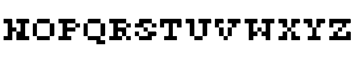 Microserif Font UPPERCASE