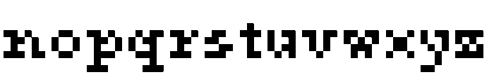 Microserif Font LOWERCASE