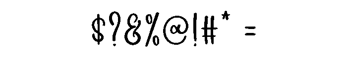 Midday Font OTHER CHARS