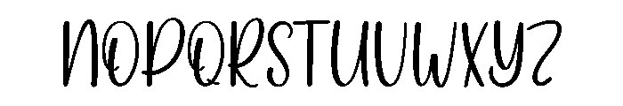 Midday Font UPPERCASE