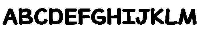 Middle of April Font UPPERCASE