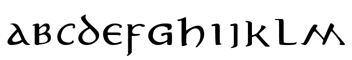 MiddleEarth Font LOWERCASE
