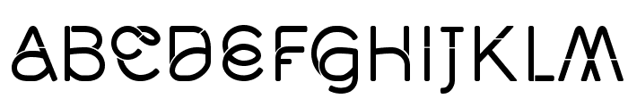 Middlecase Regular-Solid Font LOWERCASE