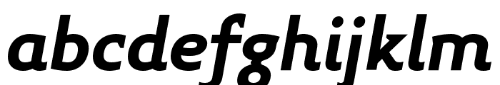 Midiet Serif Italic Bold Font LOWERCASE