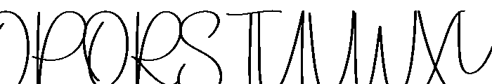 Midjourney Font UPPERCASE