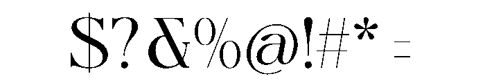 Midnight Cafe Society Font OTHER CHARS