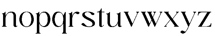 Midnight Cafe Society Font LOWERCASE