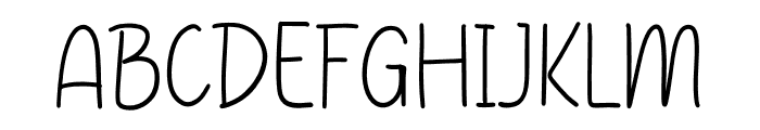 Midnight Cartoon Font UPPERCASE