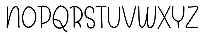 Midnight Cartoon Font UPPERCASE