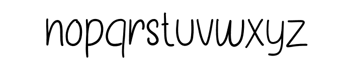 Midnight Cartoon Font LOWERCASE