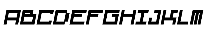 Midnight Letters Italic Font UPPERCASE