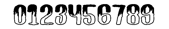 Midnight Munch Outline Regular Font OTHER CHARS