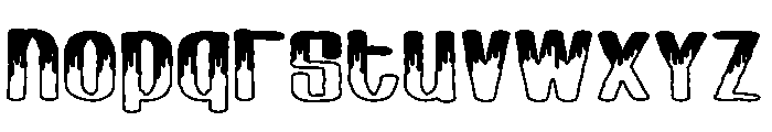 Midnight Munch Outline Regular Font LOWERCASE