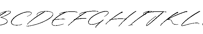 Midnight Realtime DEMO VERSION Italic Font UPPERCASE