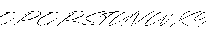 Midnight Realtime DEMO VERSION Italic Font UPPERCASE