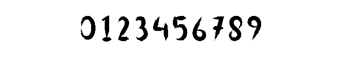 Midnight Scream Font OTHER CHARS
