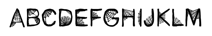 Midnight Spider Font UPPERCASE
