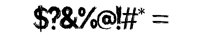 Midnight Spree Font OTHER CHARS