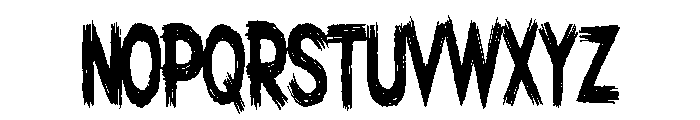 Midnight Spree Font LOWERCASE